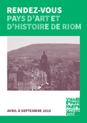 Rendez-vous / Avril à septembre 2018