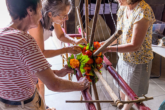 Roue-de-fleurs