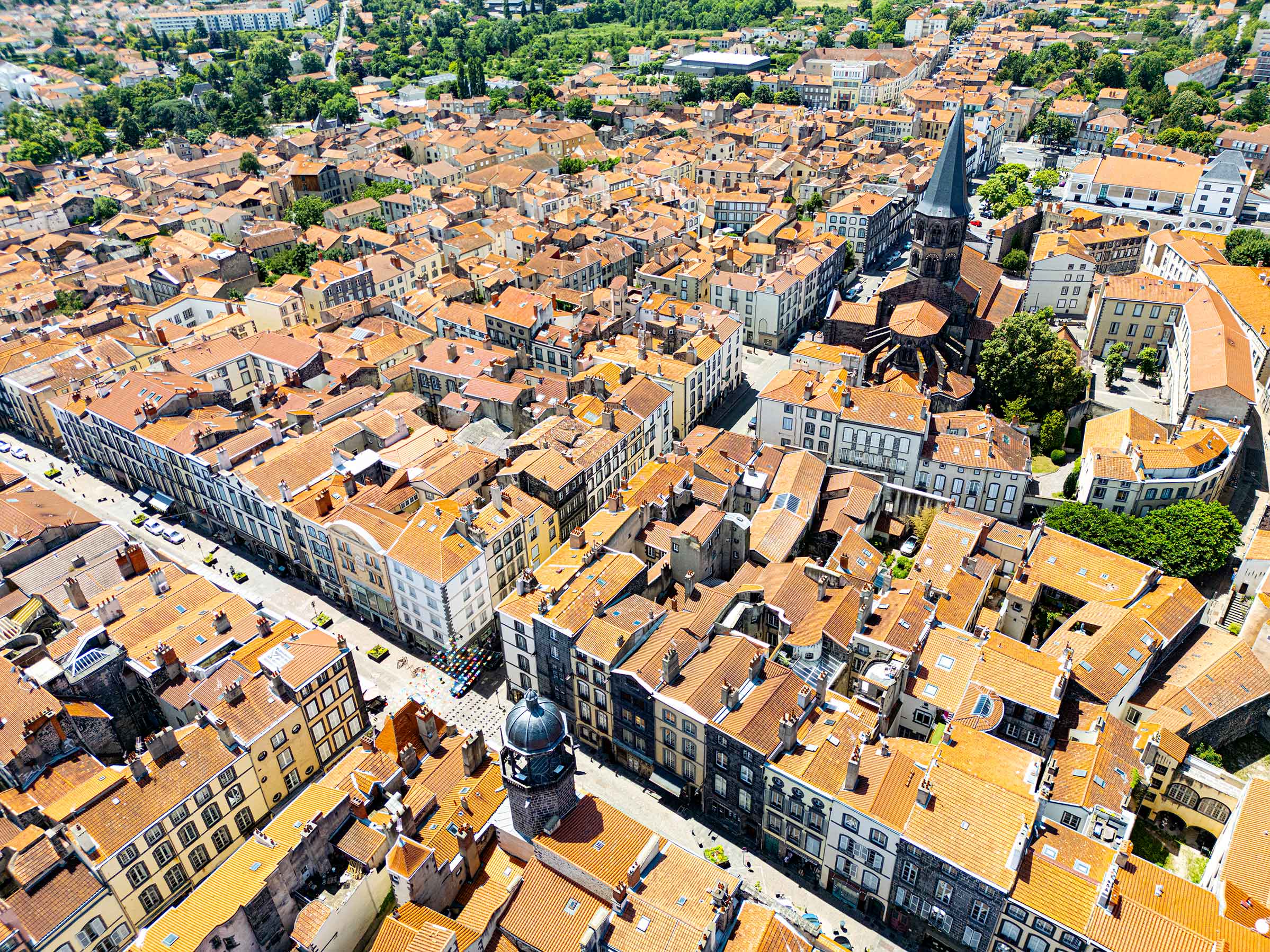 Riom_drone_Centre-Ville-3