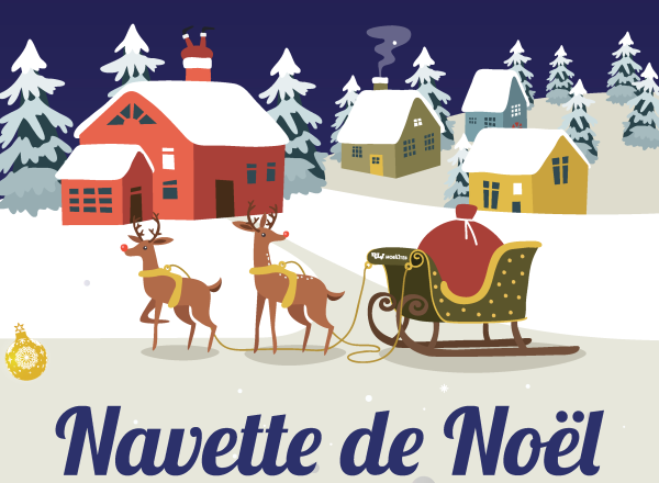 Navette de Noël carré